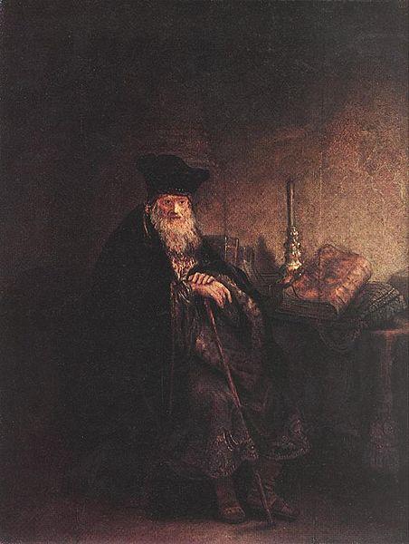 Rembrandt Peale Old Rabbi oil painting image